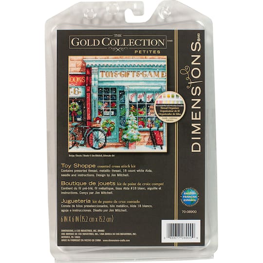 Dimensions® Gold Petite Collection® Toy Shoppe Counted Cross Stitch Kit